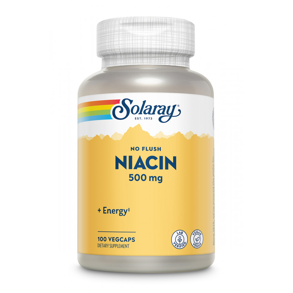 NIACIN (VIT B3) 500 MG 100 CAP SOLARAY