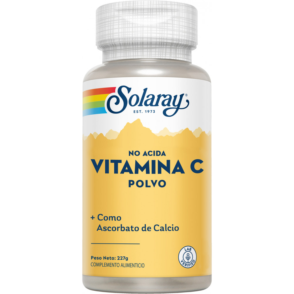 VITAMINA C POLVO NO ACIDA 227 G SOLARAY