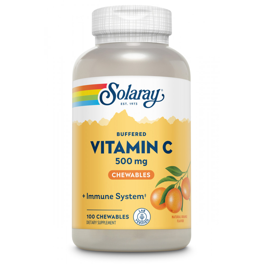 VITAMINA C 485 MG 100 COMP MASTIC NARANJA SOLARAY