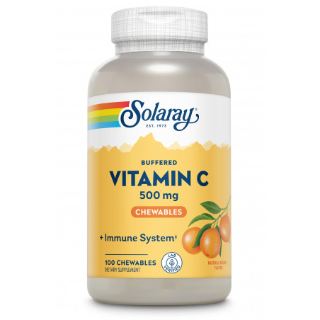 VITAMINA C 485 MG 100 COMP MASTIC NARANJA SOLARAY
