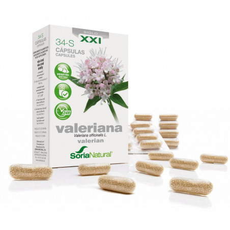 VALERIANA 34-S 30 CAP LIBERACION RETARDADA SORIA NATURAL