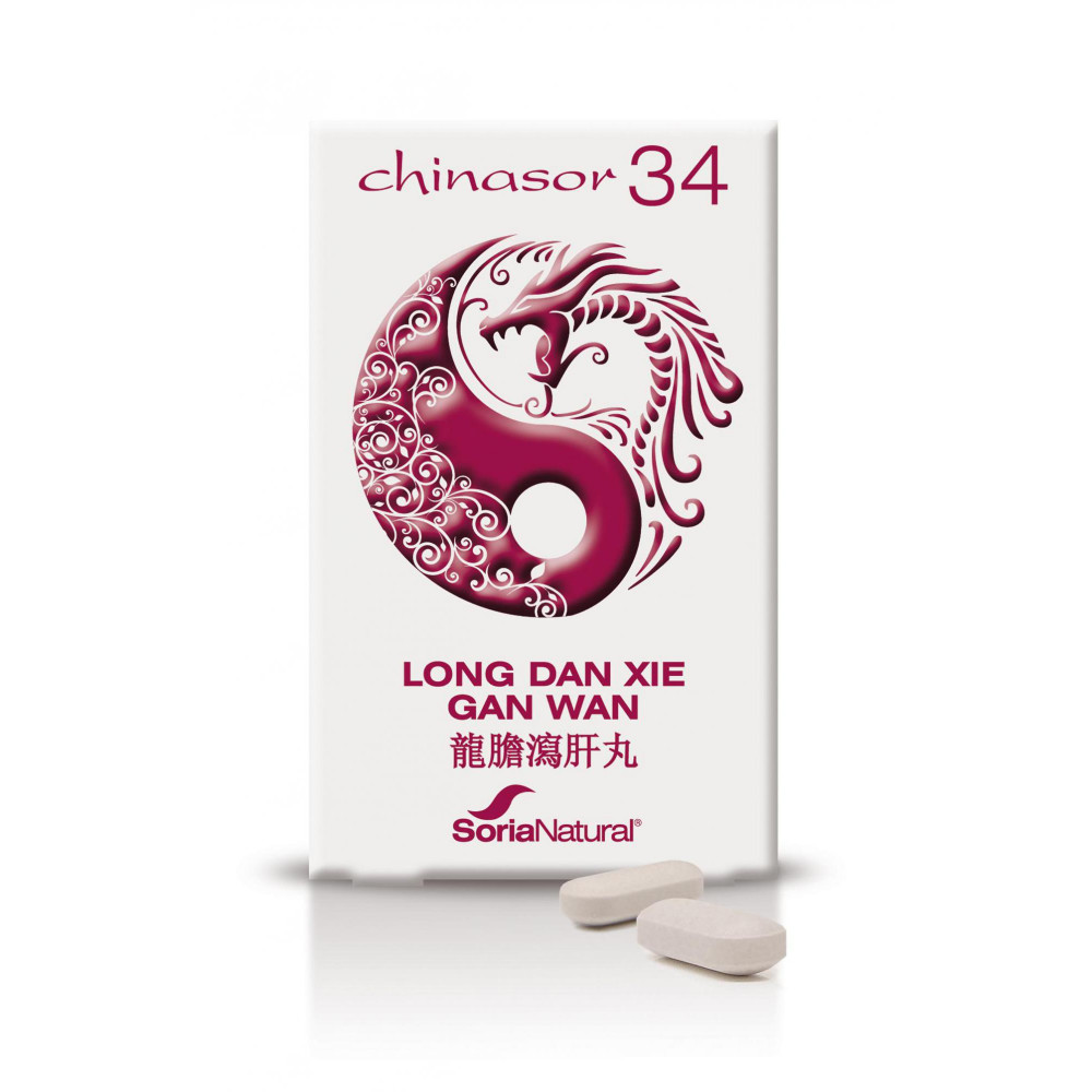 CHINASOR 34 LONG DAN XIE GAN WAN 30 COMP SORIA NATURAL