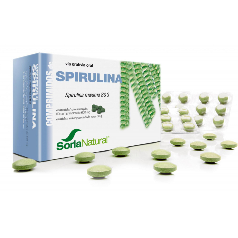 ESPIRULINA 60 COMP SORIA NATURAL