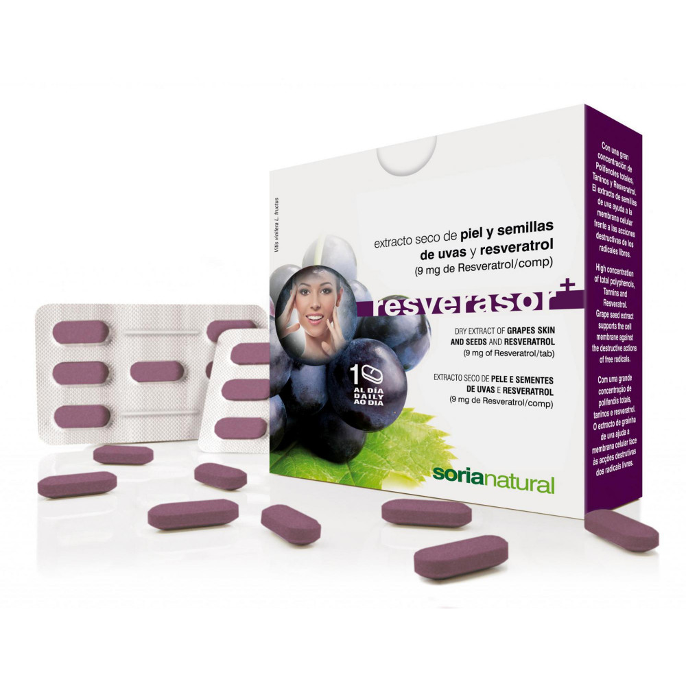 RESVERASOR PLUS + 28 COMP SORIA NATURAL