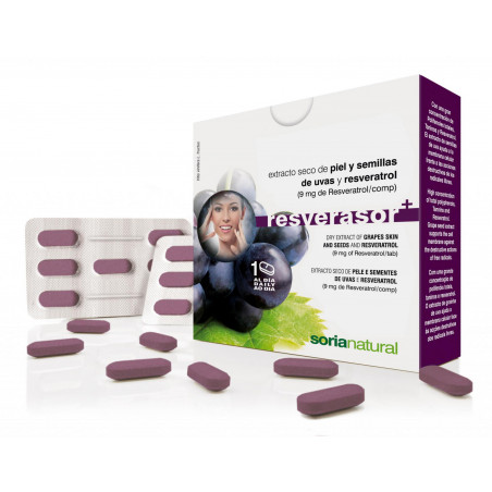 RESVERASOR PLUS + 28 COMP SORIA NATURAL