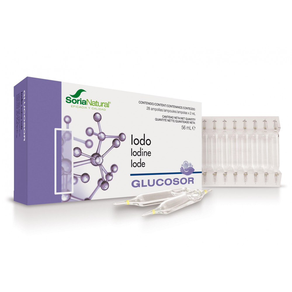 GLUCOSOR IODO 28 AMP 2CC SORIA NATURAL