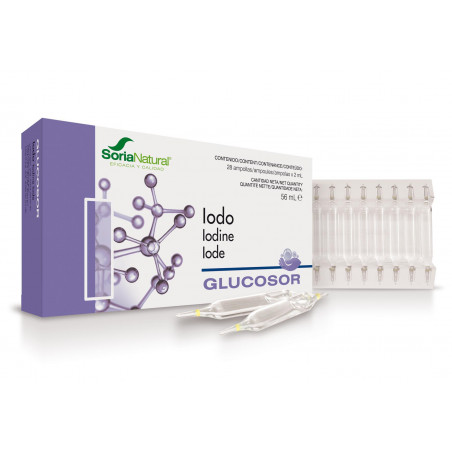 GLUCOSOR IODO 28 AMP 2CC SORIA NATURAL