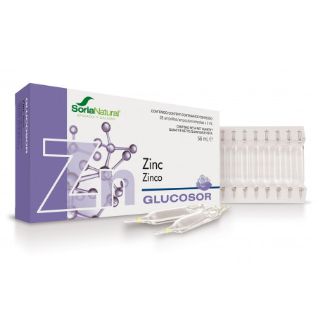 GLUCOSOR ZINC 28 AMP 2 CC SORIA NATURAL