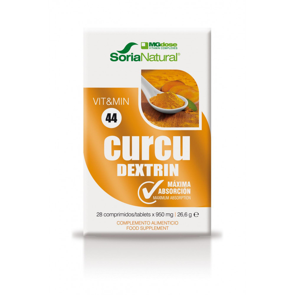 CURCUDEXTRIN CURCUMA 28 COMP MGDOSE SORIA NATURAL