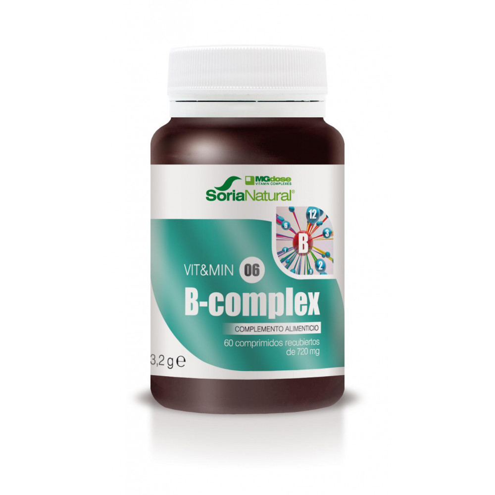 B COMPLEX 60 COMP MGDOSE SORIA NATURAL