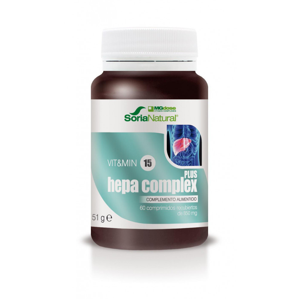 HEPA COMPLEX 60 COMP MGDOSE SORIA NATURAL