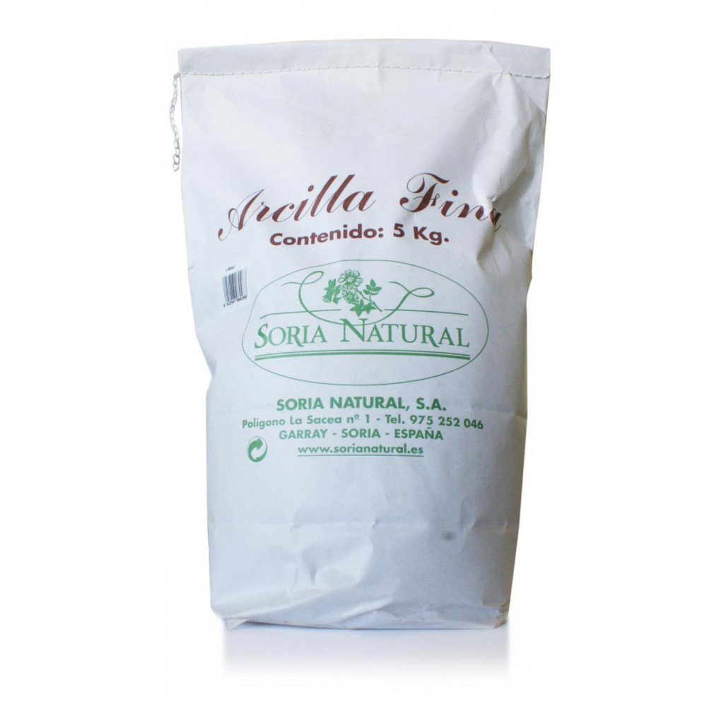 ARCILLA FINA 5 KG . SORIA NATURAL