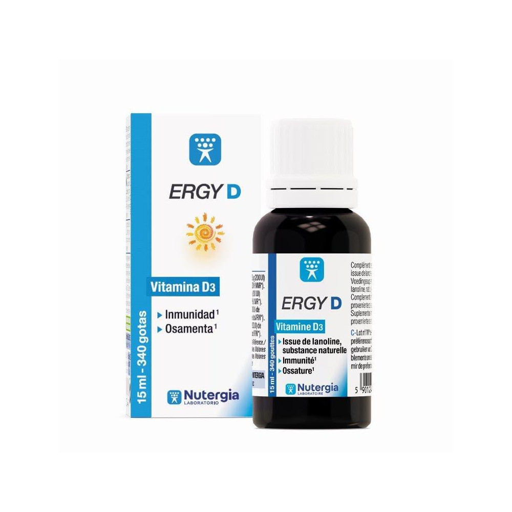 ERGY-D PLUS VITAMINA D3 COLECALCIFEROL 800 UI 15 CC NUTERGIA