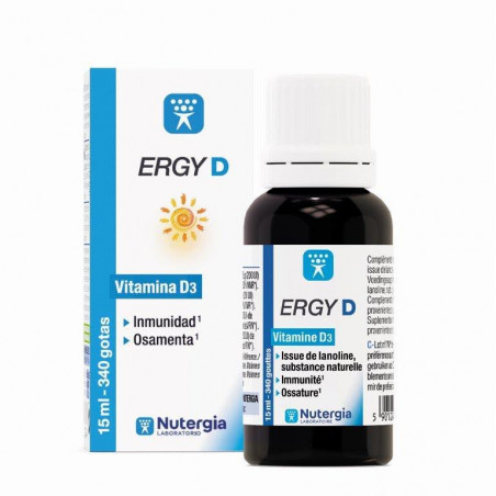 ERGY-D PLUS VITAMINA D3 COLECALCIFEROL 800 UI 15 CC NUTERGIA