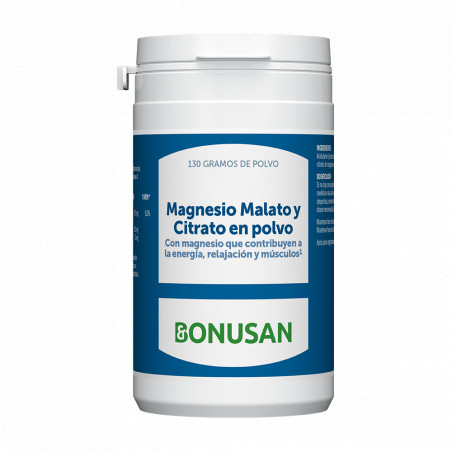 Comprar MAGNESIO MALATO CITRATO POLVO 130 G BONUSAN online - Coliseum