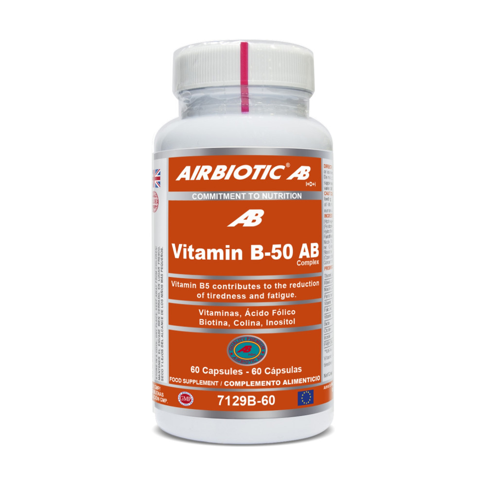 VITAMIN B-50 COMPLEX 60 CAP AIRBIOTIC
