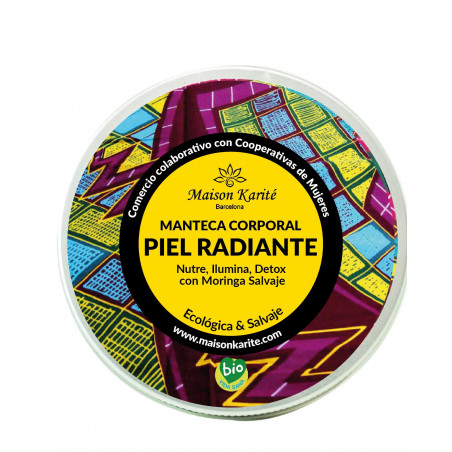 Comprar online MANTECA PIEL RADIANTE BIO 100 ML LATA ALUMINIO MAISON KARITE