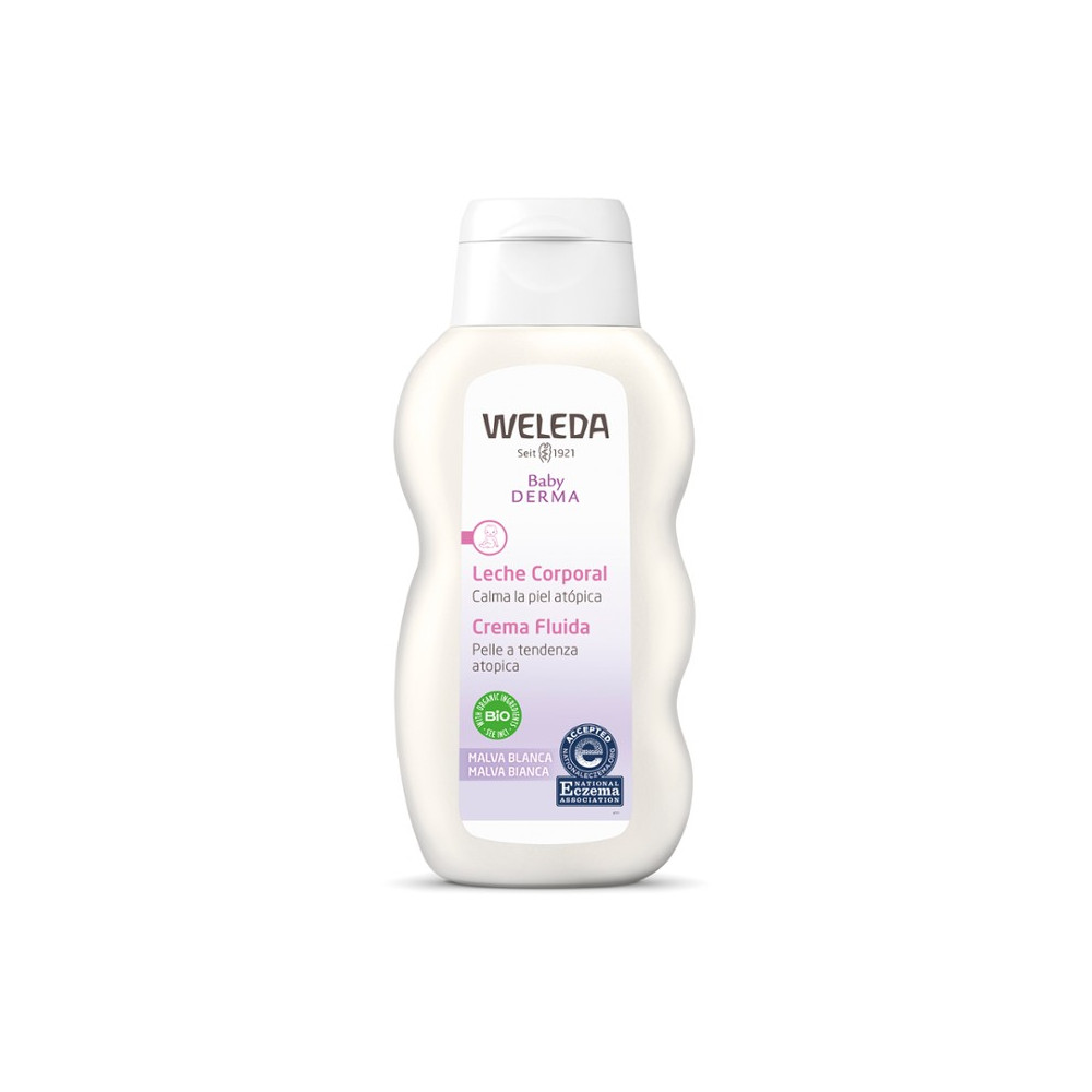 WELEDA MALVA BLANCA LECHE CORPORAL  200 ML PIELES ATOPICAS
