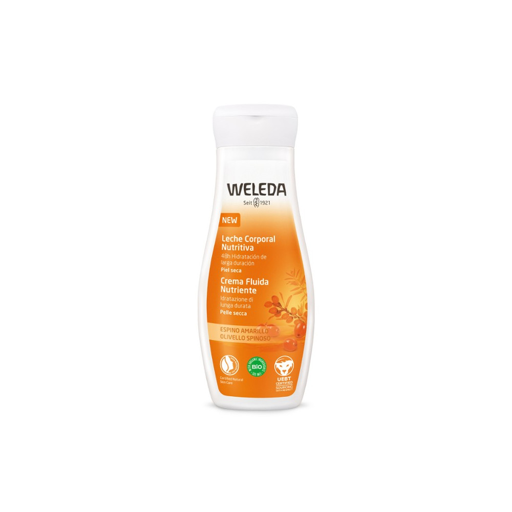 WELEDA ESPINO AMARILLO LECHE CORPORAL NUTRITIVA 200 ML