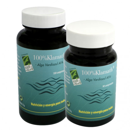 Comprar ALGAS AFA VERDIAZULES KLAMATH 180 COMP CIEN POR CIEN NATURAL
