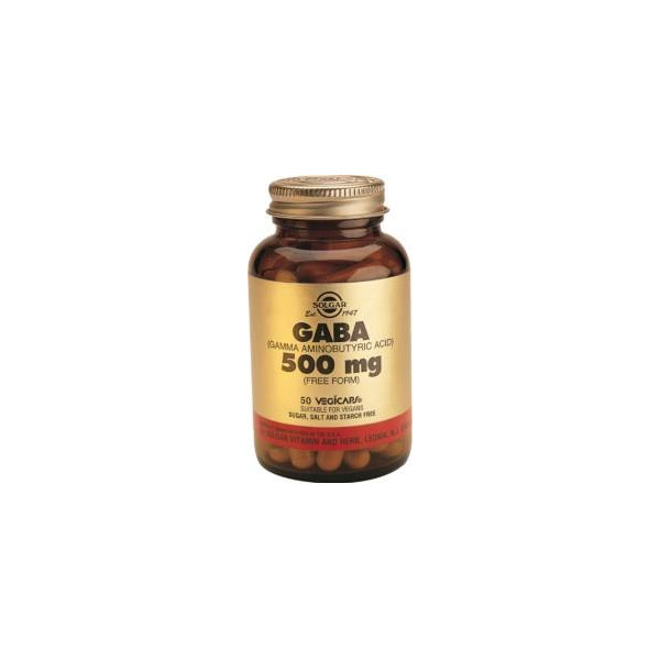 GABA 500 MG 50 CAP SOLGAR