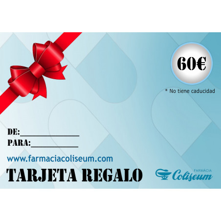 VALE REGALO 60€ CON PORTES GRATIS
