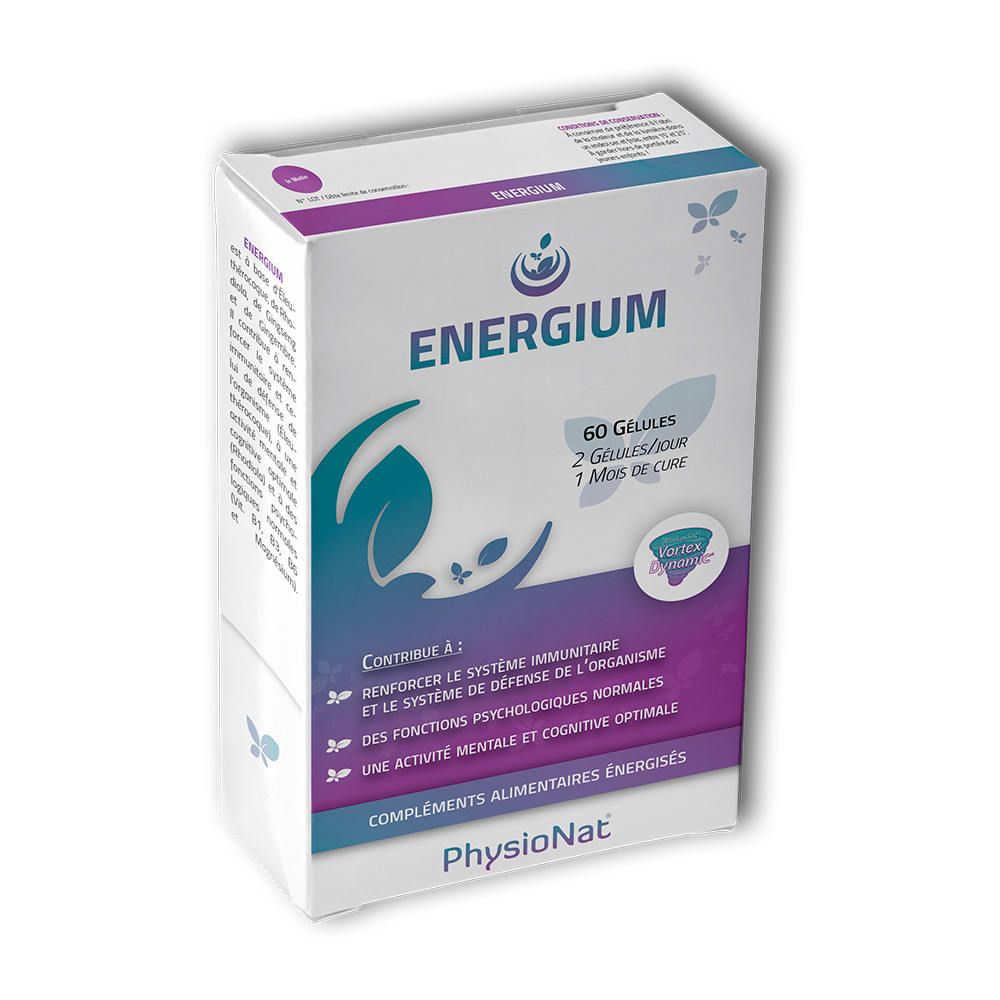 Comprar online ENERGIUM 60 CAPS PHYSIONAT - Farmacia Coliseum