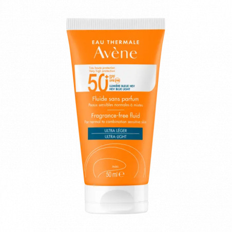 AVENE SOLAR FLUIDO SPF 50+ ULTRALIGERO 50ML