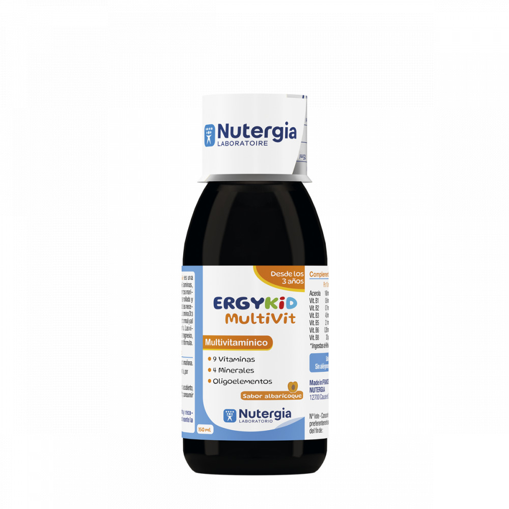 Comprar ERGYKID MULTIVIT 150 CC NUTERGIA online - Farmacia Coliseum