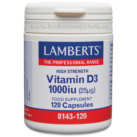 VITAMINA D 1000 UI 120 CAP LAMBERTS