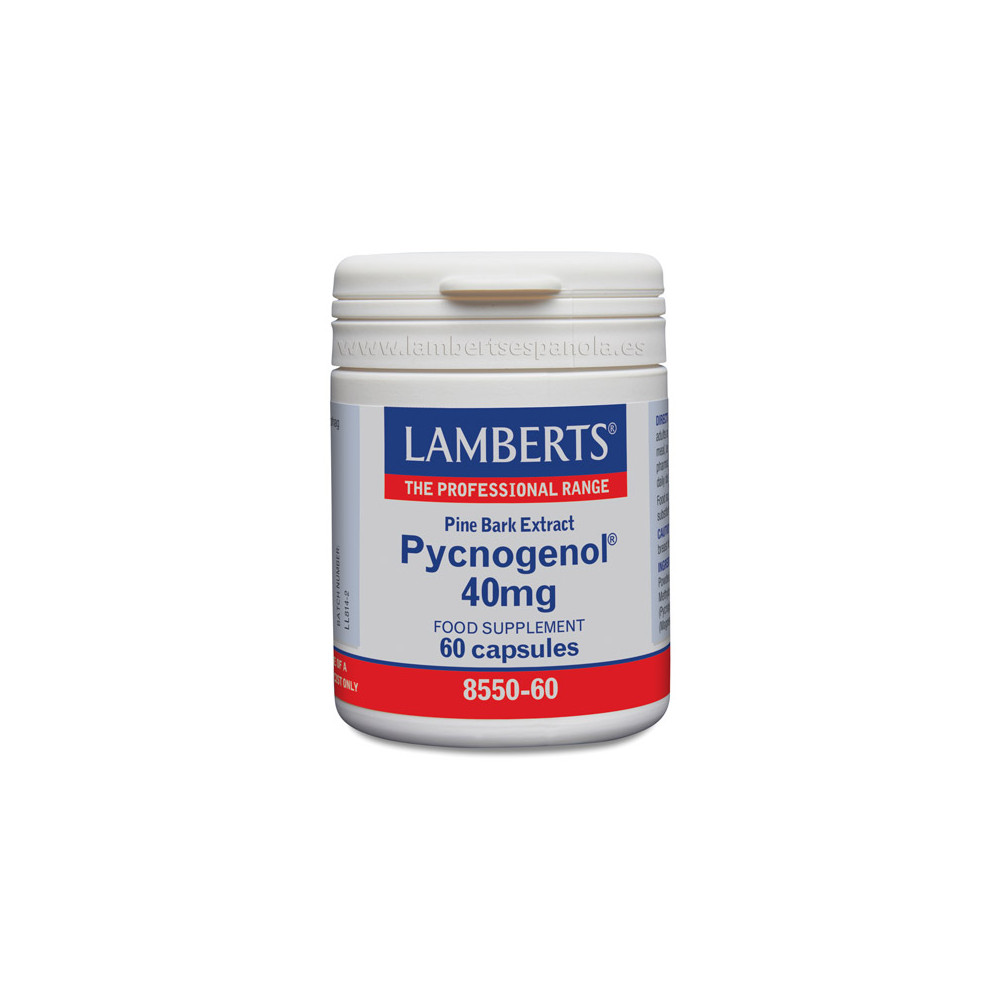 PICNOGENOL 40 MG 60 CAP LAMBERTS