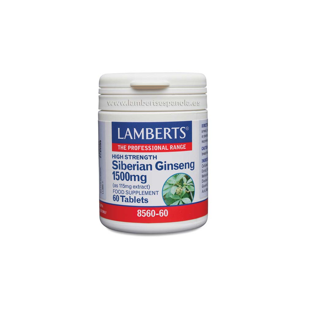 GINSENG SIBERIANO 1500 MG 60 COMP LAMBERTS