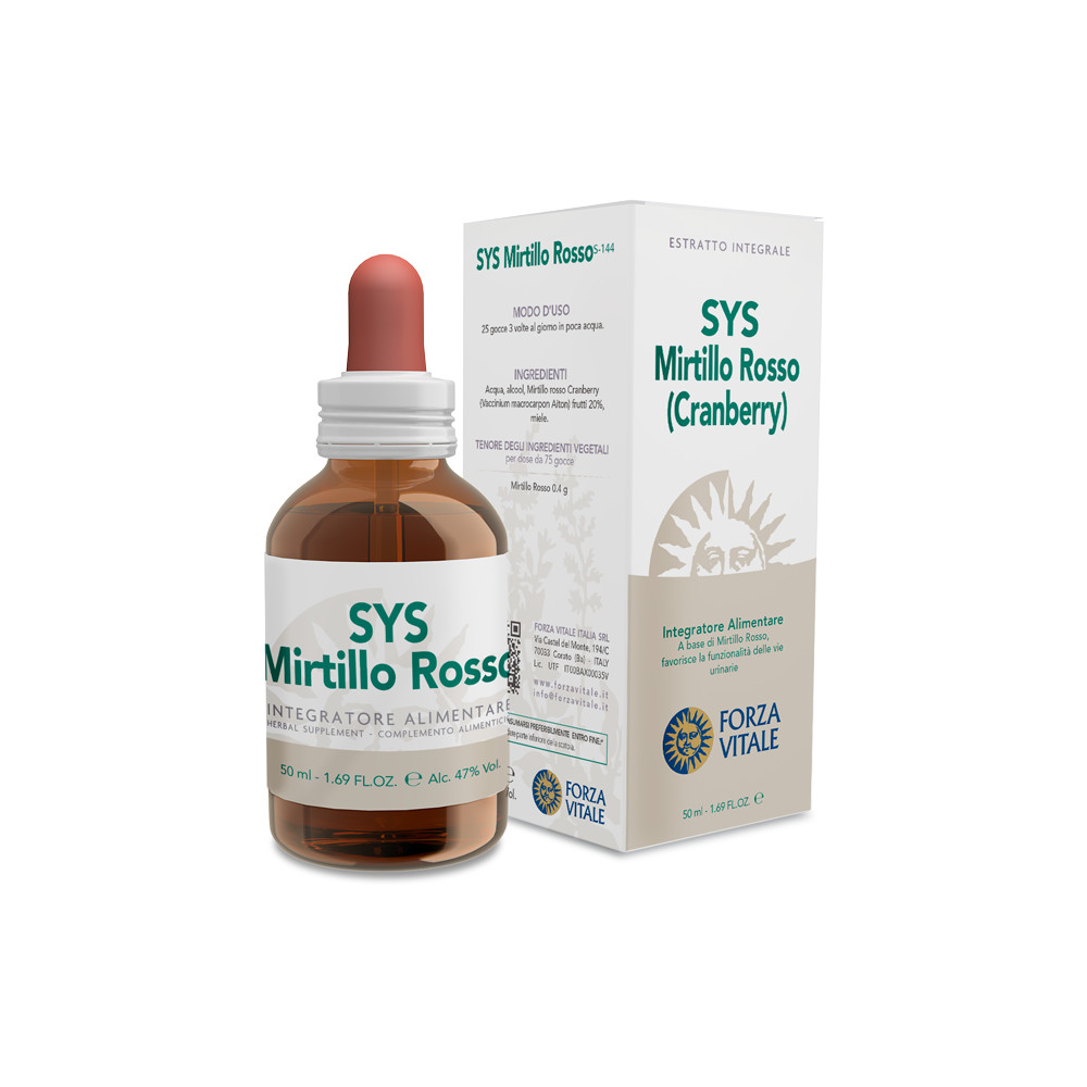 Comprar SYS MIRTILLO ROSSO 50 ML FORZA VITALE online -  Coliseum