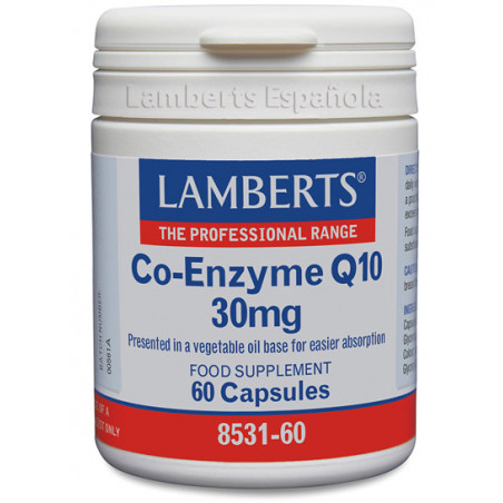 COENZIMA Q-10 30 MG 60 CAP LAMBERTS