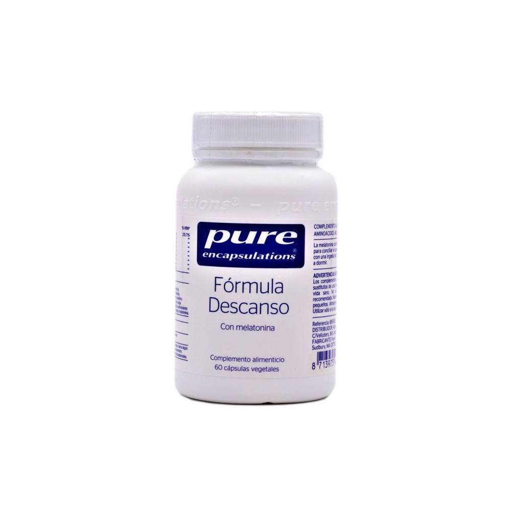 Comprar online FORMULA DESCANSO 60 CAP PURE ENCAPSULATIONS - Coliseum