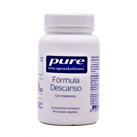 Comprar online FORMULA DESCANSO 60 CAP PURE ENCAPSULATIONS - Coliseum
