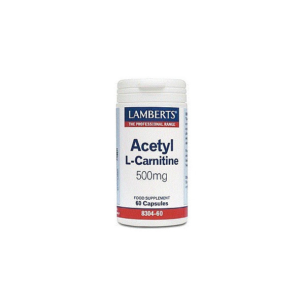 ACETIL L-CARNITINA 500 MG 60 CAP LAMBERTS