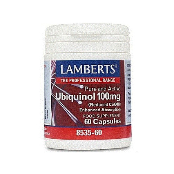 UBIQUINOL 100 MG 60 CAP LAMBERTS