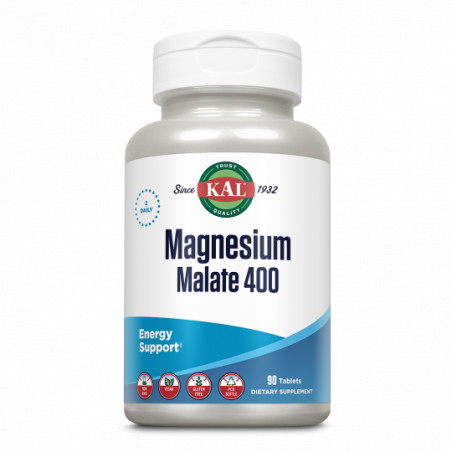 Comprar MAGNESIO MALATO 400MG 90 COMP SOLARAY online - Farmacia Coliseum