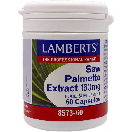 Comprar SAW PALMETTO 160 MG 60 CAP LAMBERTS online - Farmacia Coliseum