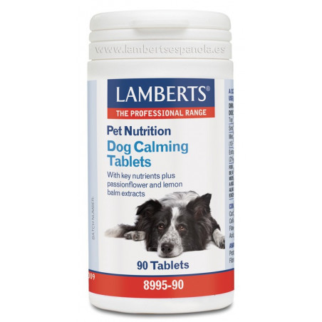 Comprar PET NUTRITION DOG CALMING CALMANTES PERRIS 90 COMP LAMBERTS