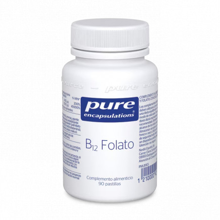 Comprar online B12 FOLATO 90 CAP PURE ENCAPSULATIONS - Farmacia Coliseum