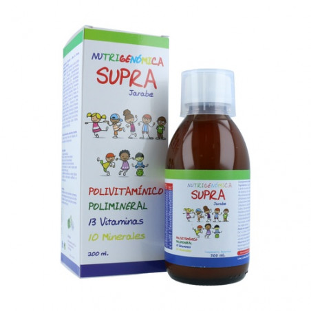 Comprar NUTRIGEN SUPRA INFANTIL JARABE 200 ML NUTRIGENOMIC ZOLICH online - Farmacia Coliseum