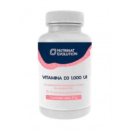 Comprar online VITAMINA D3 1000UI 30 CAP NUTRINAT EVOLUTION - Farmacia Coliseum