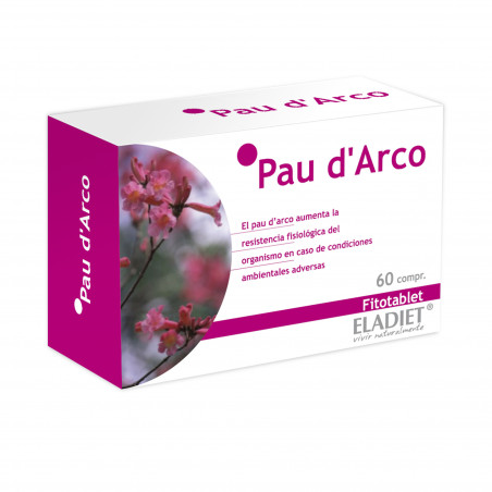 Comprar online PAU D'ARCO FITOTABLET 60 COMP ELADIET-Farmacia Coliseum