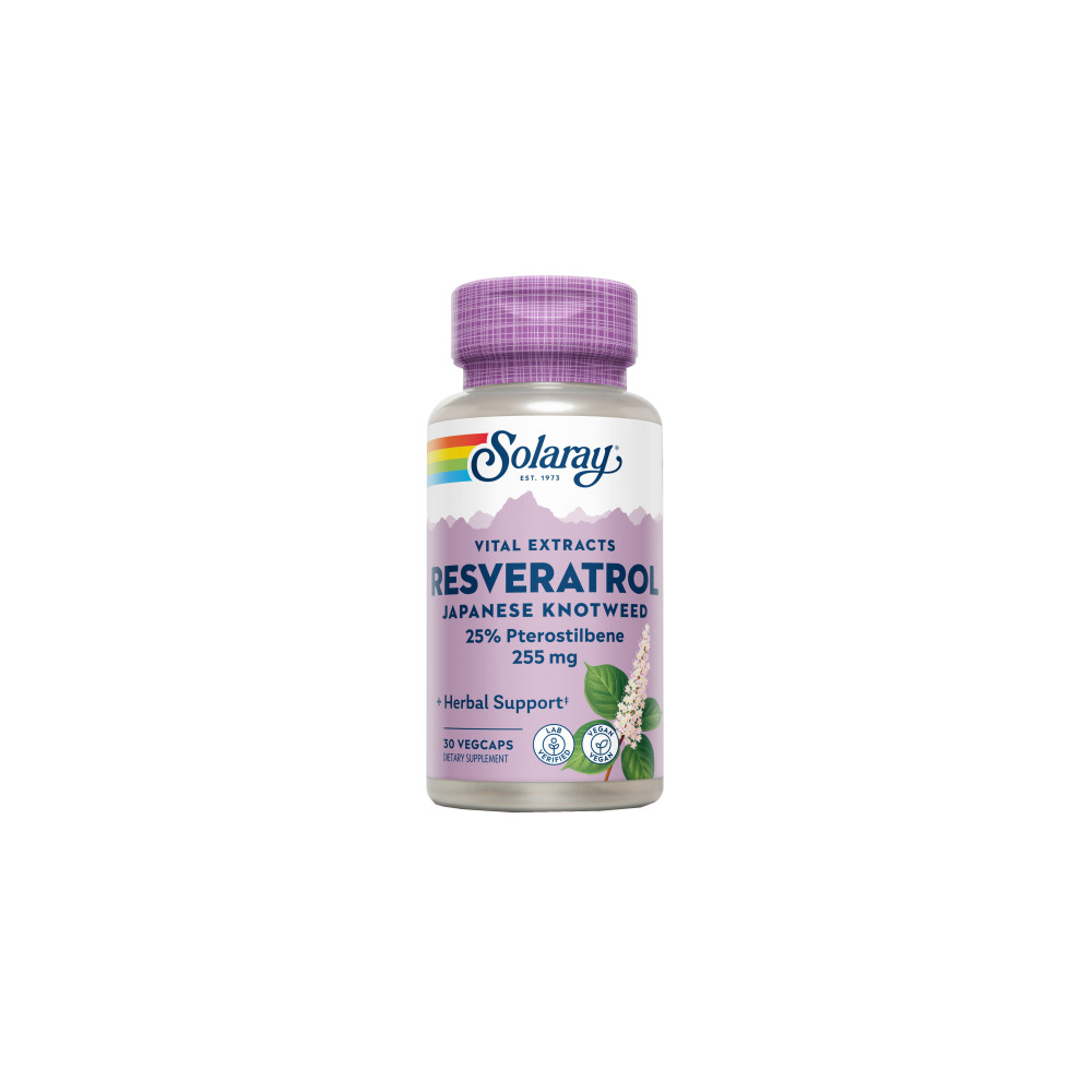 RESVERATROL 250 MG 30 CAP SOLARAY