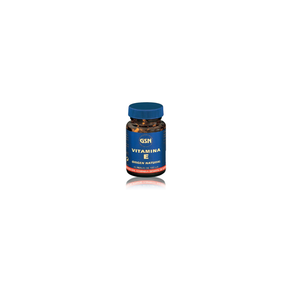 Comprar VITAMINA E NATURAL 40 PERLAS GSN online - Farmacia Coliseum