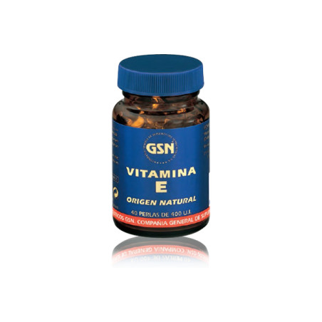 Comprar VITAMINA E NATURAL 40 PERLAS GSN online - Farmacia Coliseum