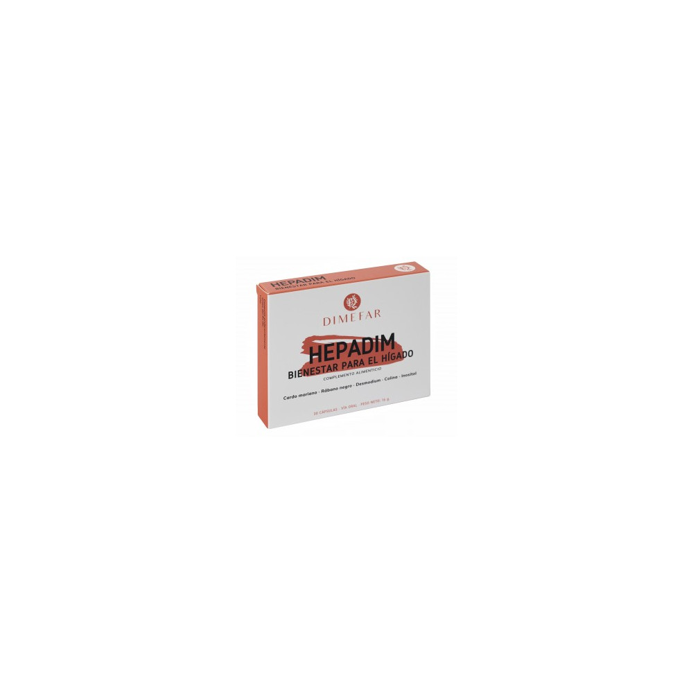Comprar online HEPADIM 30 CAP DIMEFAR - Farmacia Coliseum
