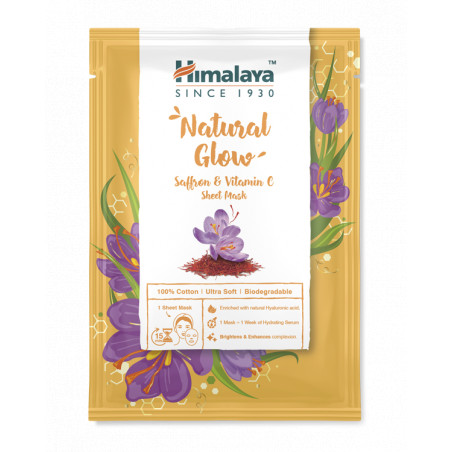 MASCARILLA SABANA AZAFRAN VITAM C BRILLO 30 ML HIMALAYA - Coliseum